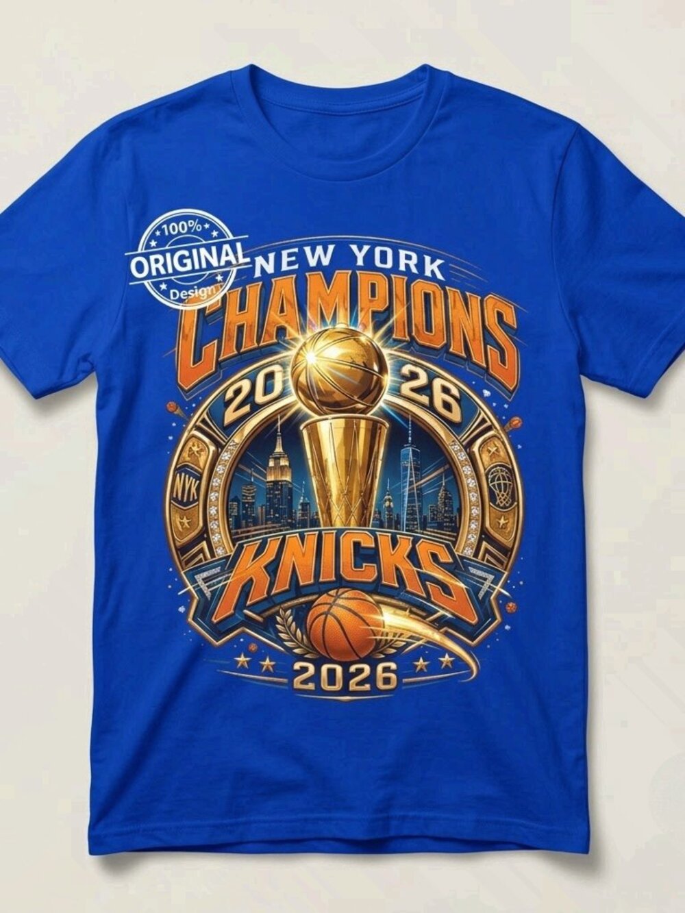New York Knicks 2026 NBA Champions Basketball T-Shirt Fan Shirt